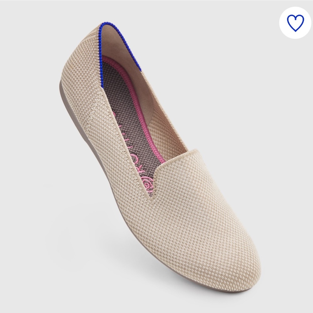 Rothy’s Double Stitch Linen Loafer sz 10.5